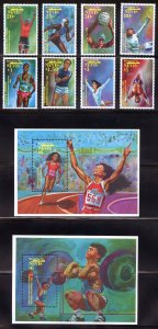 Nevis 708-17 MNH, Barcelona Summer Olympics Set from 1992.
