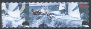 Estonia Sc 487 2004 Europa Sailboat stamp mint NH