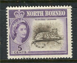 NORTH BORNEO; 1961 early QEII Pictorial issue fine used 5c. value