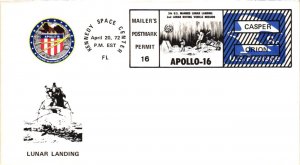 1972 Apollo 16 Space Event - Unknown Cachets