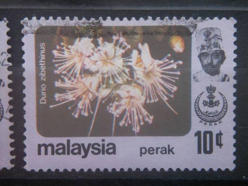 PERAK, 1965, used 10c, Flowers Scott 156