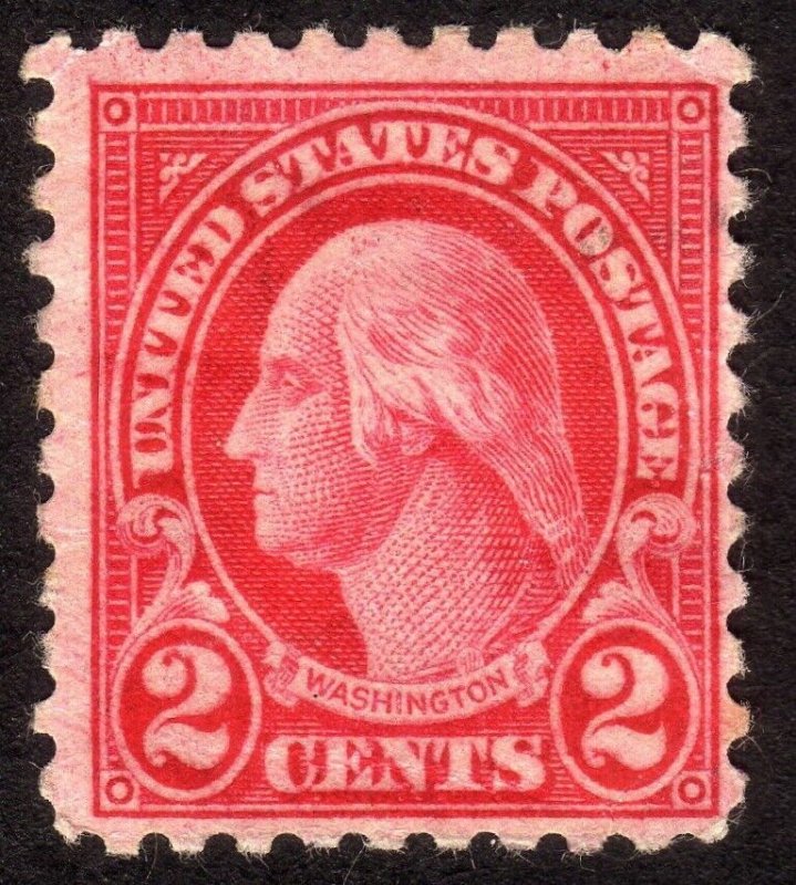 1924, US 2c, Washington, MHH, Sc 583