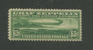 1930 United States Air Mail Postage Stamp #C13 Mint Never Hinged Graf Zeppelin 