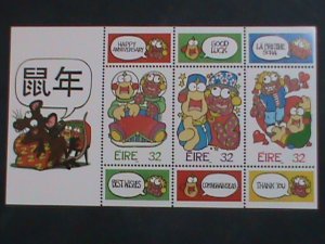 IRELAND-1996- SC#995a YEAR OF THE RAT-NEW YEAR MNH S/S SHEET VERY FINE