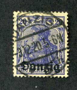 Danzig 4  20 pf. - Used - CV $1.10