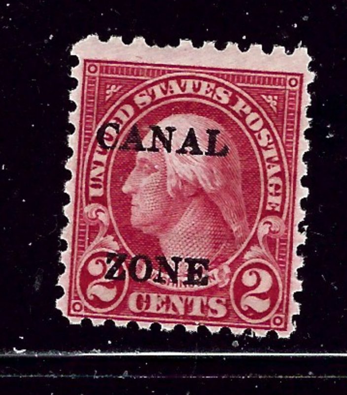 Canal Zone 97 MH 1925 overprint perf 10