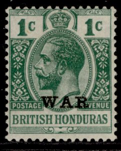 BRITISH HONDURAS GV SG116, 1c blue-green, M MINT.