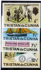 TRISTAN DA CUNHA 153-6 MH SCV $4.45 BIN $2.00