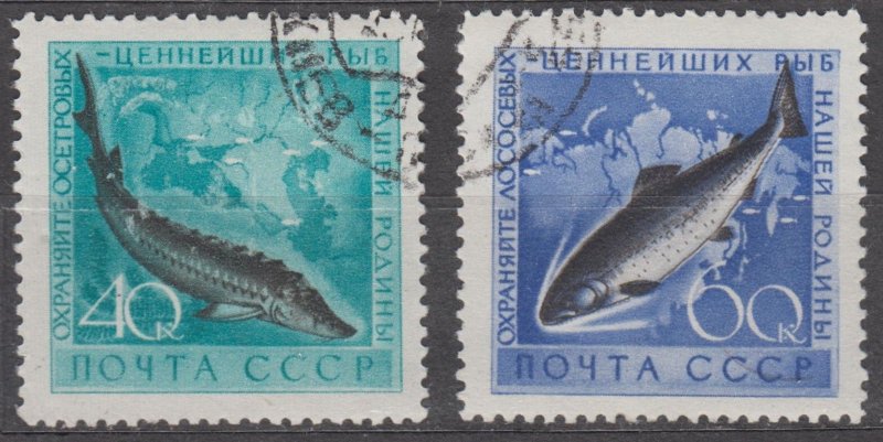 Russia Scott #2222-2223 1959 CTO