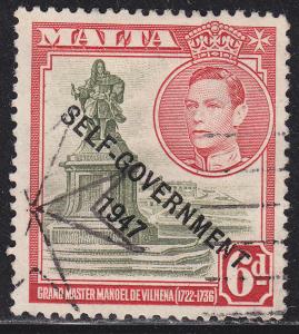 Malta 216  Antonio Manoel de Vilhena 1948