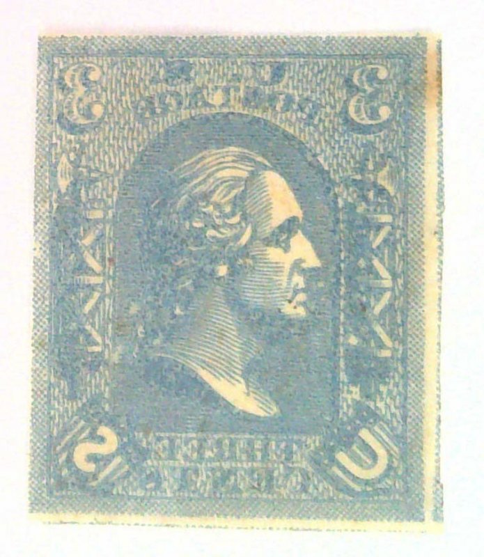Scott #79-E8a - 3c Blue - Loewenberg Decalcomania - Essay