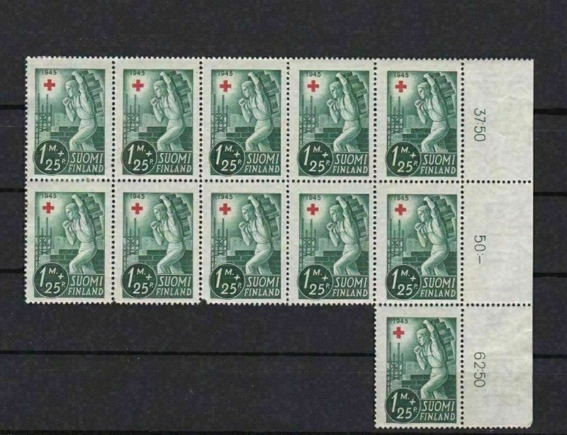 FINLAND 1941 MOUNTED MINT STAMPS BLOCK    REF 6063