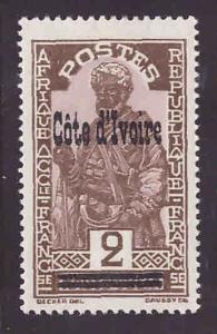 Ivory Coast Scott 96 MH* stamp