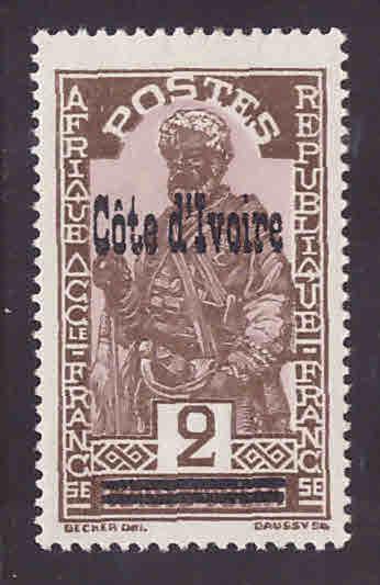 Ivory Coast Scott 96 MH* stamp