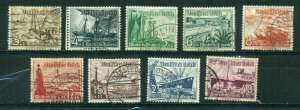 Germany 1937 #B107 - B115 U SCV(2024)=$18.90