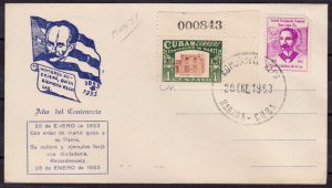 CUBA - 1953 ENVELOPE USED