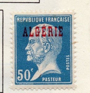 Algeria 1924 Early Issue Fine Mint Hinged 50c. Optd 170521