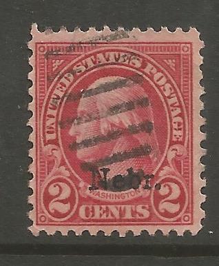 U.S., 671, USED, NEBRASKA OVERPRINTED