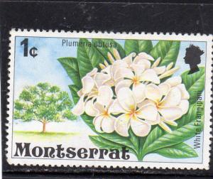 Montserrat Flowers MNH