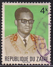 Zaire 762 President Joseph D. Mobutu 1972