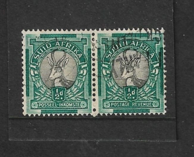 SOUTH AFRICA 1948 ½d PALE GREY AND BLUE GREEN SG 126 FINE USED Cat £25