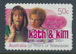 Australia  SC# 2581 Kath & Kim   50 Years of Television Used