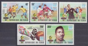 1977 Chad 811-815 1978 FIFA World Cup in Argentina 9,00 €