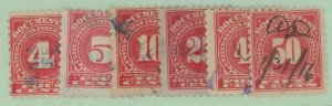 United States #R210-R215 Used Single