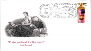 2003 NAPEX Stamp Show Cover – Napex Cachet