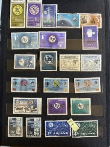1965 Int'l Telecommunication Union (ITU) 100 year anniv. Mint NH, many c...