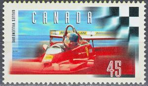 #1647 MNH 45¢ Canada  Gilles Villeneuve 1997