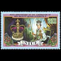 NIUE 1993 - Scott# 661 Coronation Set of 1 NH