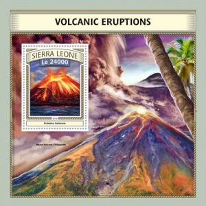 SIERRA LEONE 2016 SHEET VOLCANIC ERUPTIONS VOLCANOES srl161016b