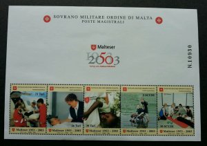Malta Sovereign Military Order Assistance 2003 First Aid Help Disabled (ms) MNH