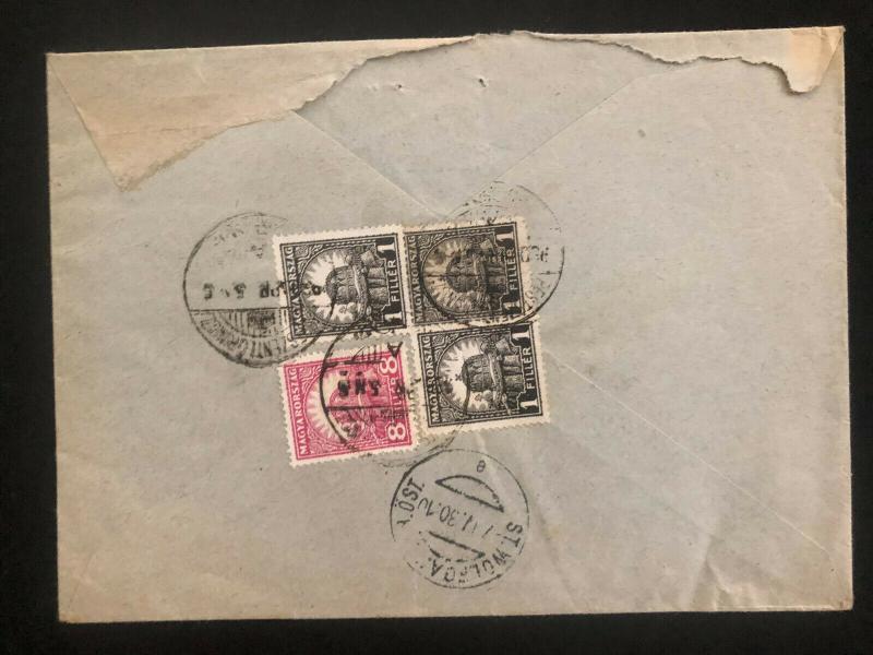 1930 Pestzentlorinc Hungary Commercial cover To St Wolfgang Switzerland