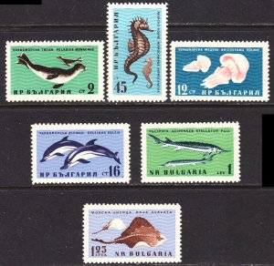 Bulgaria Scott 1164-69 complete set F to VF mint OG NH & H.  FREE...