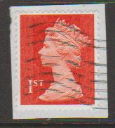 GB QE II Machin SG U2968d - 1st vermillion  - date code M14L - Source  S 