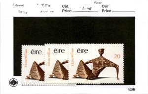 Ireland, Postage Stamp, #459 (3 Ea) Mint NH, 1979 Art (AB)