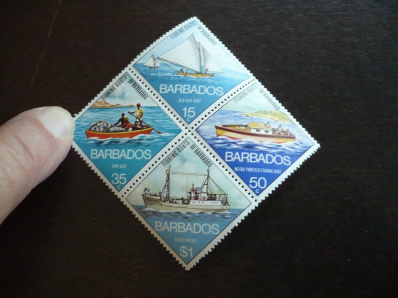 Stamps - Barbados - Scott# 395a - Mint Never Hinged Set of 4 Stamps