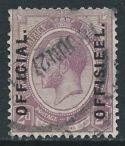 South Africa, Sc #O1, 2d Used