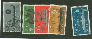 Norway #382-386 Used Single (Complete Set)