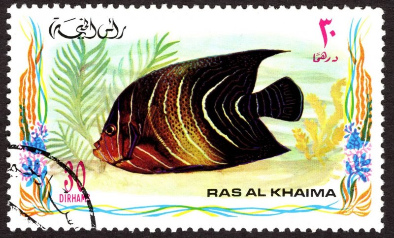 1972, Ras al Khaimah 30d, Used CTO, Mi 628A