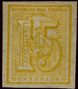 Uruguay Scott #32 Mint F-VF hr....Fill a key spot!