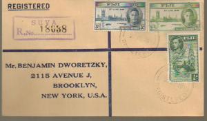 FIJI USED REGISTERED COVER