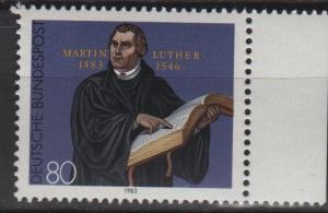 Germany 1983 - Scott 1406 MNH - 80pf, Martin Luther