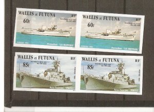 Wallis & Futuna Islands war ships, imperforate