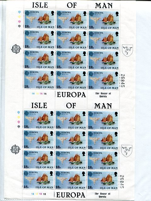 Isle of Man 1981 Europa sheet complete VF NH