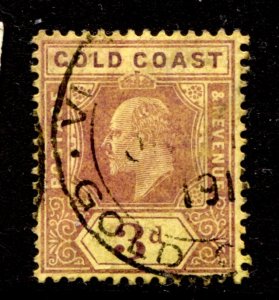 Gold Coast Stamp #60 USED FU SINGLE