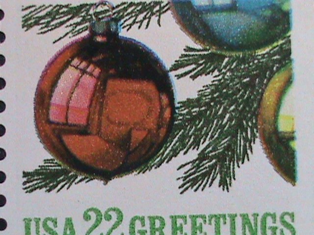 ​UNITED STATES-1987 SC#2368 CHRISTMAS GREETING STAMPS -MNH -PLATE BLOCK -4 VF