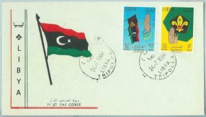 67138 - LIBYA  - Postal History -   FDC COVER  1962: BOY SCOUTS - RARE!